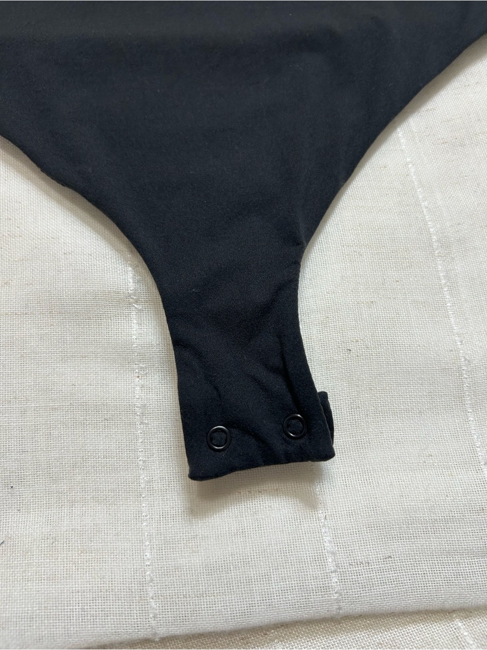 SKIMS FITS EVERYBODY Square Neck Lightweight High Stretch Bodysuit Onyx XL - Picture 4 of 14